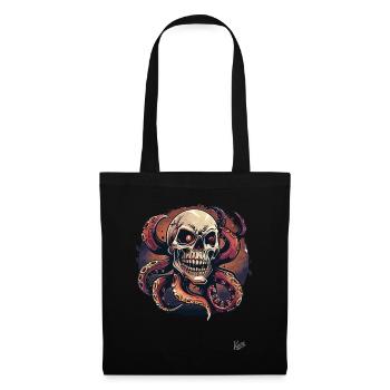 Octopus Skull Octopus - Tote Bag - black - Front