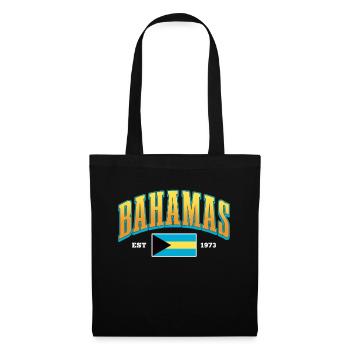Bahamas Île des Caraïbes Cadeau d’été de l’Atlantique - Sac en tissu - noir - Devant