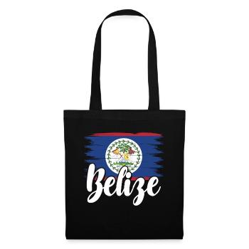 Belize Latino Belizer Belizerin Maya Geschenk - Stoffbeutel - Schwarz - Vorne