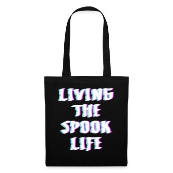 Living The Spook Life Ghost Bait - Tote Bag - black - Front