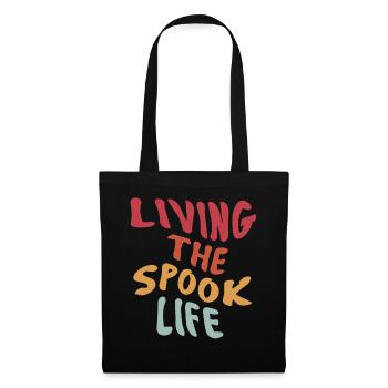 Vivre la vie fantôme Spook Life Appât - Sac en tissu - noir - Devant