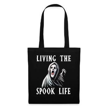 Living The Spook Life Ghost Bait - Tote Bag - black - Front