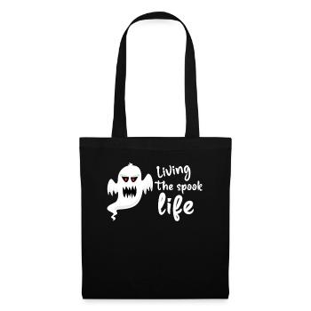 Vivre la vie fantôme Spook Life Appât - Sac en tissu - noir - Devant
