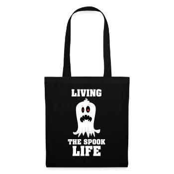Vivre la vie fantôme Spook Life Appât - Sac en tissu - noir - Devant