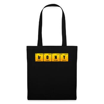 Éléments primaires de l’humour Science Ironie - Sac en tissu - noir - Devant
