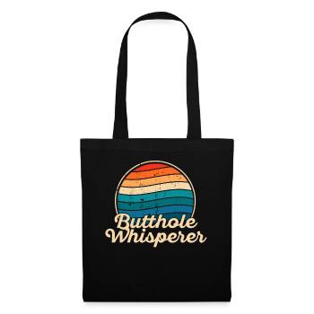 Butthole Whisperer - Tote Bag - black - Front