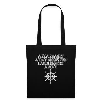 Sailor Meme Pirate Ship Ocean Sailing - Tote Bag - black - Front