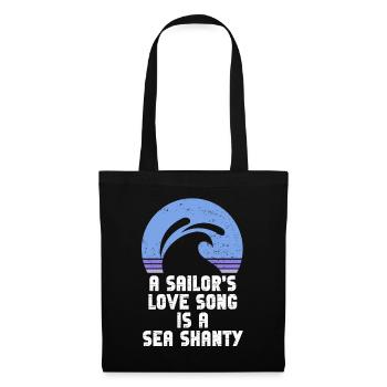 Sailor Meme Pirate Ship Ocean Sailing - Tote Bag - black - Front