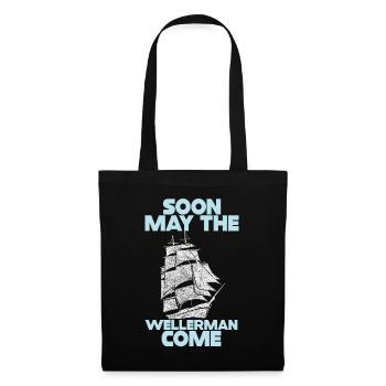 Sailor Meme Pirate Ship Ocean Sailing - Tote Bag - black - Front