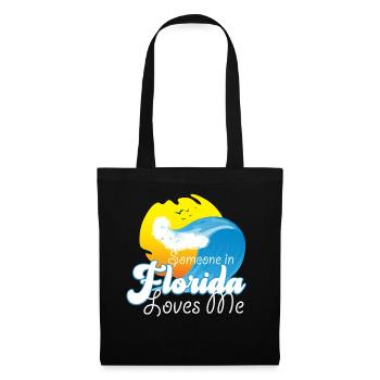 Quelqu’un en Floride m’aime - Sac en tissu - noir - Devant