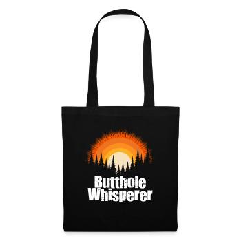 Butthole Whisperer - Tote Bag - black - Front