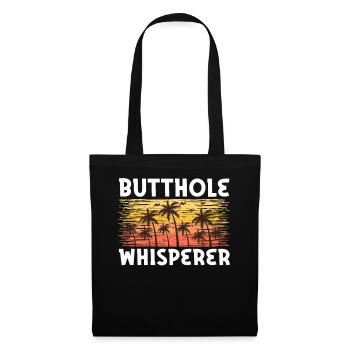 Butthole Whisperer - Tote Bag - black - Front