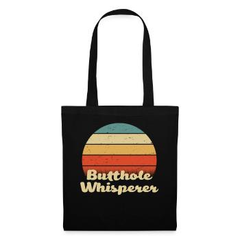 Butthole Whisperer - Tote Bag - black - Front