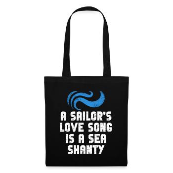 Sailor Meme Pirate Ship Ocean Sailing - Tote Bag - black - Front
