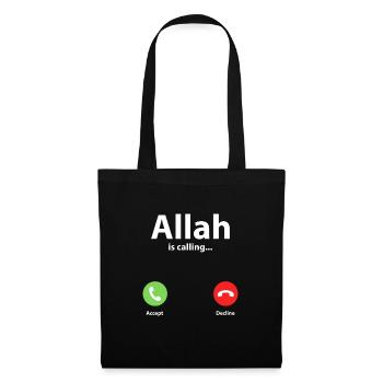 Muslim Islam Allah Ramadan Kareem Gift - Tote Bag - black - Front