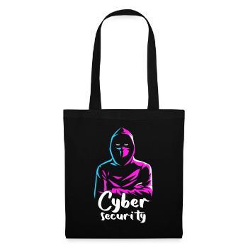Cybersicherheitsexpertise von ethischen Hackern - Stoffbeutel - Schwarz - Vorne