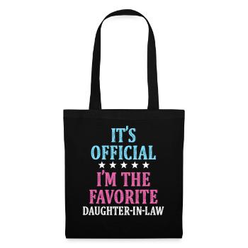 I'm The Favorite Daughter-In-Law - Tote Bag - black - Front