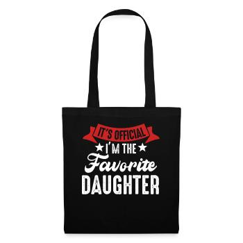 It's Official I'm The Favorite Daughter - Tote Bag - black - Front