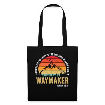 Waymaker Promise Keeper Miracle Worker - Tote Bag - black - Front
