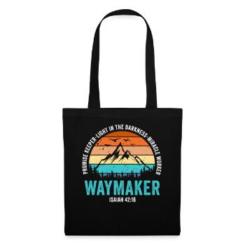 Waymaker Promise Keeper Miracle Worker - Tote Bag - black - Front