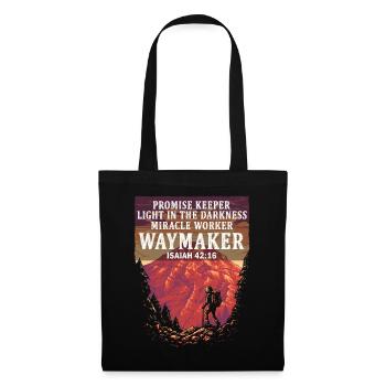 Waymaker Gardien de la promesse Faiseur de miracles - Sac en tissu - noir - Devant