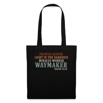 Waymaker Promise Keeper Miracle Worker - Tote Bag - black - Front