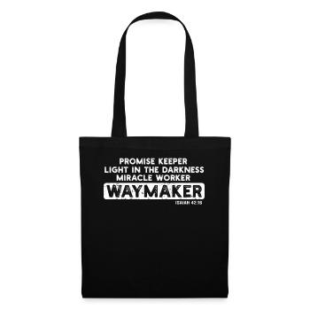 Waymaker Promise Keeper Miracle Worker - Tote Bag - black - Front