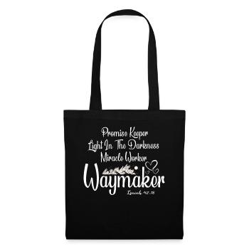 Waymaker Promise Keeper Miracle Worker - Tote Bag - black - Front