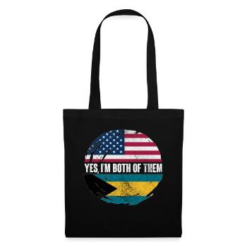 Bahamas - Sac en tissu - noir - Devant
