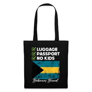 Bahamas Caribbean Island Atlantic Summer Gift - Tote Bag - black - Front