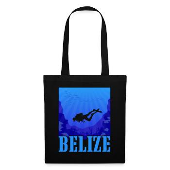 Belize Latino Belizer Belizerin Maya Geschenk - Stoffbeutel - Schwarz - Vorne