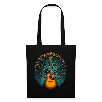 Yggdrasil Nature Musicien Arbre De Vie - Sac en tissu - noir - Devant