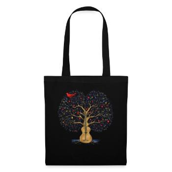 Yggdrasil Nature Musicien Arbre De Vie - Sac en tissu - noir - Devant