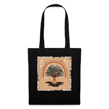 Yggdrasil Nature Musician Tree Of Life - Tote Bag - black - Front