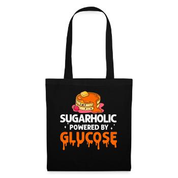 Sugarholic Sweets Amateur de bonbons au sucre - Sac en tissu - noir - Devant