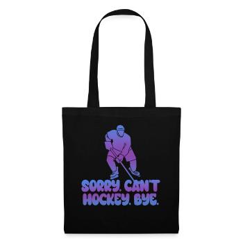 Sorry Can't Hockey Bye Hockey Lover - Tote Bag - black - Front