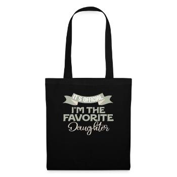 It's Official I'm The Favorite Daughter - Tote Bag - black - Front