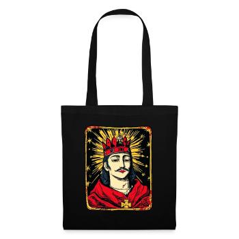 Le Roi des cartes de tarot - Sac en tissu - noir - Devant