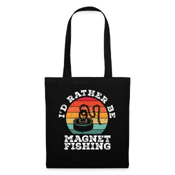 Neodymium Magnet Fishing Magnetic Fisher - Tote Bag - black - Front