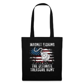 Neodymium Magnet Fishing Magnetic Fisher - Tote Bag - black - Front