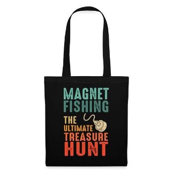 Neodymium Magnet Fishing Magnetic Fisher - Tote Bag - black - Front