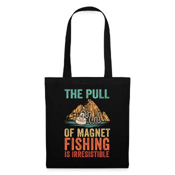 Neodymium Magnet Fishing Magnetic Fisher - Tote Bag - black - Front