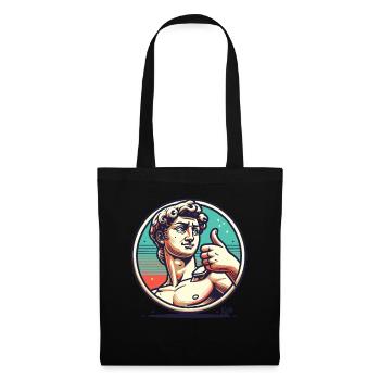 Florence: Thumbs up from David - Tote Bag - black - Front