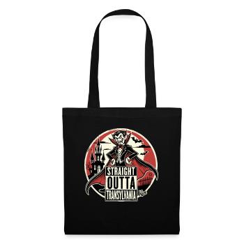 Vampire directement de Transylvanie - Sac en tissu - noir - Devant