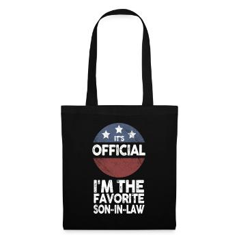 C’est le gendre préféré officiel - Sac en tissu - noir - Devant