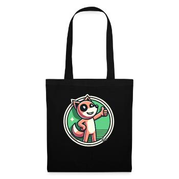 Cheerful nature fox with thumbs up - Tote Bag - black - Front