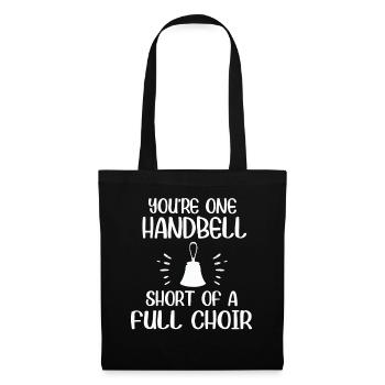 Choir Music Instrument Handbell Choir - Tote Bag - black - Front