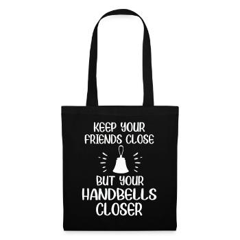 Choir Music Instrument Handbell Choir - Tote Bag - black - Front
