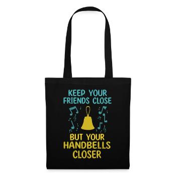 Choir Music Instrument Handbell Choir - Tote Bag - black - Front