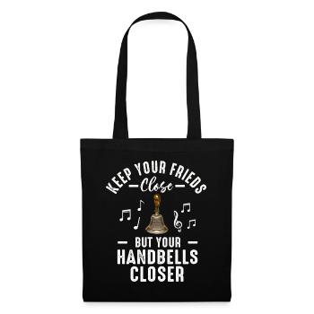 Choir Music Instrument Handbell Choir - Tote Bag - black - Front